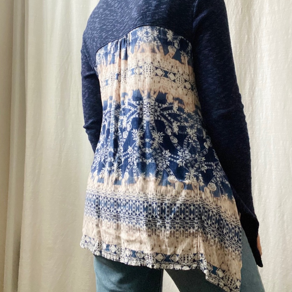 Navy Long Sleeve Dress Shirt